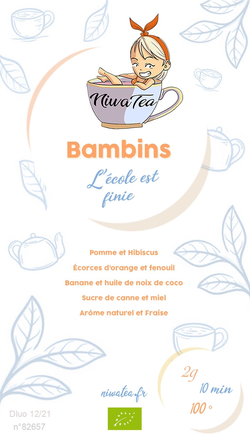 Bambins- Infusion spéciale enfant - Niwa Tea - Niwa Tea