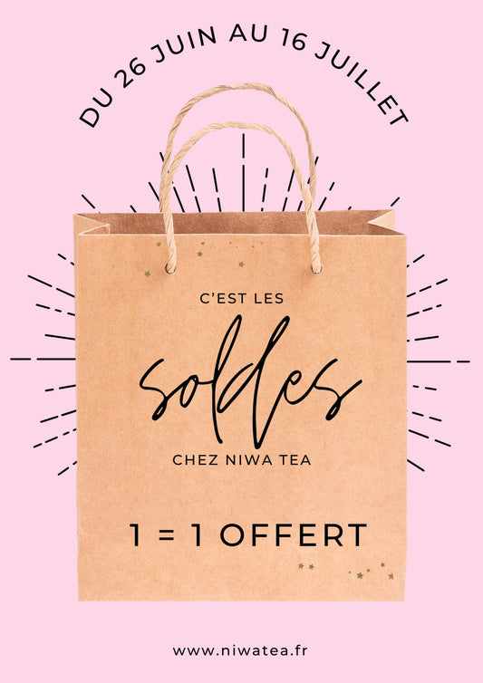 Les soldes chez Niwa Tea : 1 + 1 offert !!! - Niwa Tea