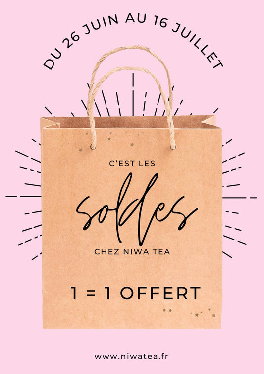 Les soldes chez Niwa Tea : 1 + 1 offert !!! - Niwa Tea