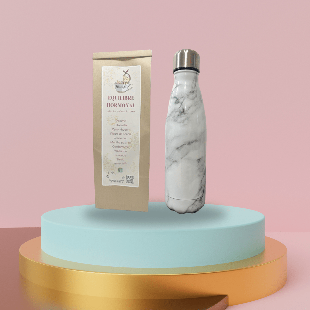 Coffret Bouteille isotherme - thé ou infusion - Niwa Tea