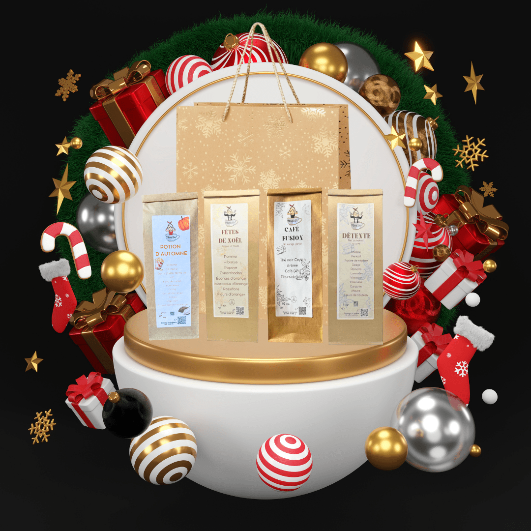 coffret de noel niwa tea avec des infusions et thés best seller de la marque. Parfait comme cadeau de noel