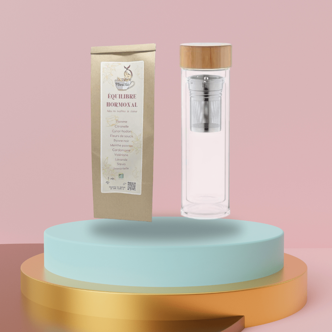 Coffret Thermos en verre - Thé ou infusion - Niwa Tea