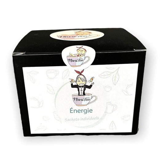 Énergie - Sachets individuels - Thé noir Bio - Niwa Tea