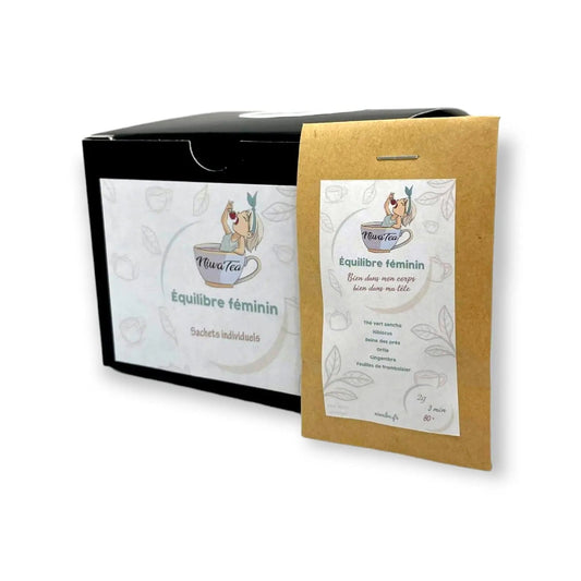 Équilibre féminin - Sachets individuels - Thé vert - Niwa Tea