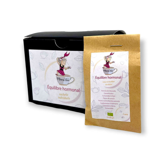 Équilibre Hormonal - Sachets individuels - Infusion Bio - Niwa Tea