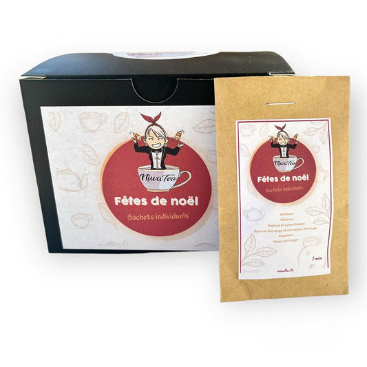 Fêtes de Noël- Sachets Individuels - Recette éphémère niwa tea