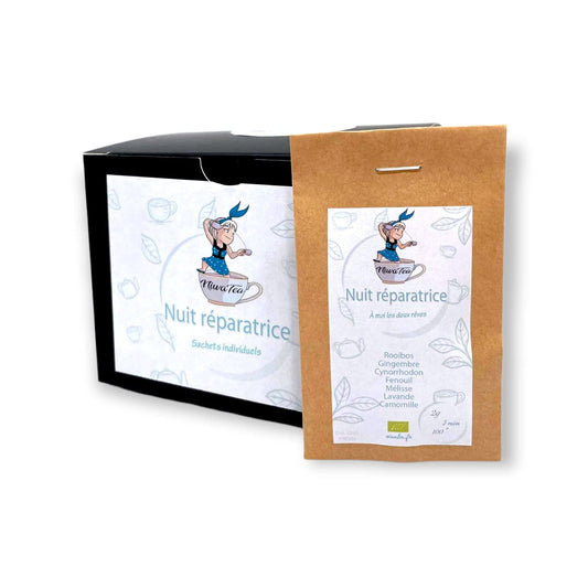 Nuit réparatrice - Sachets individuels - Infusion Bio - Niwa Tea