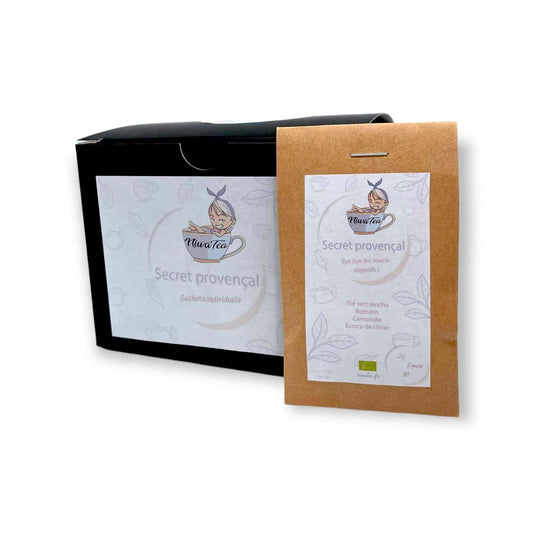 Secret provençal - Sachets individuels - Thé vert Bio - Niwa Tea