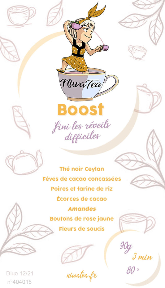 Boost - Niwa Tea - Recette de thé noir