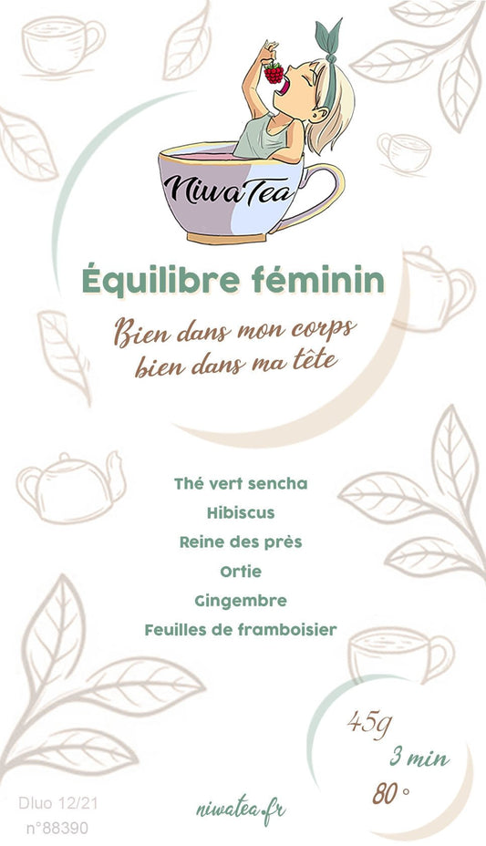 Thé Équilibre féminin - Niwa Tea - Témoignage Cindy - Niwa Tea