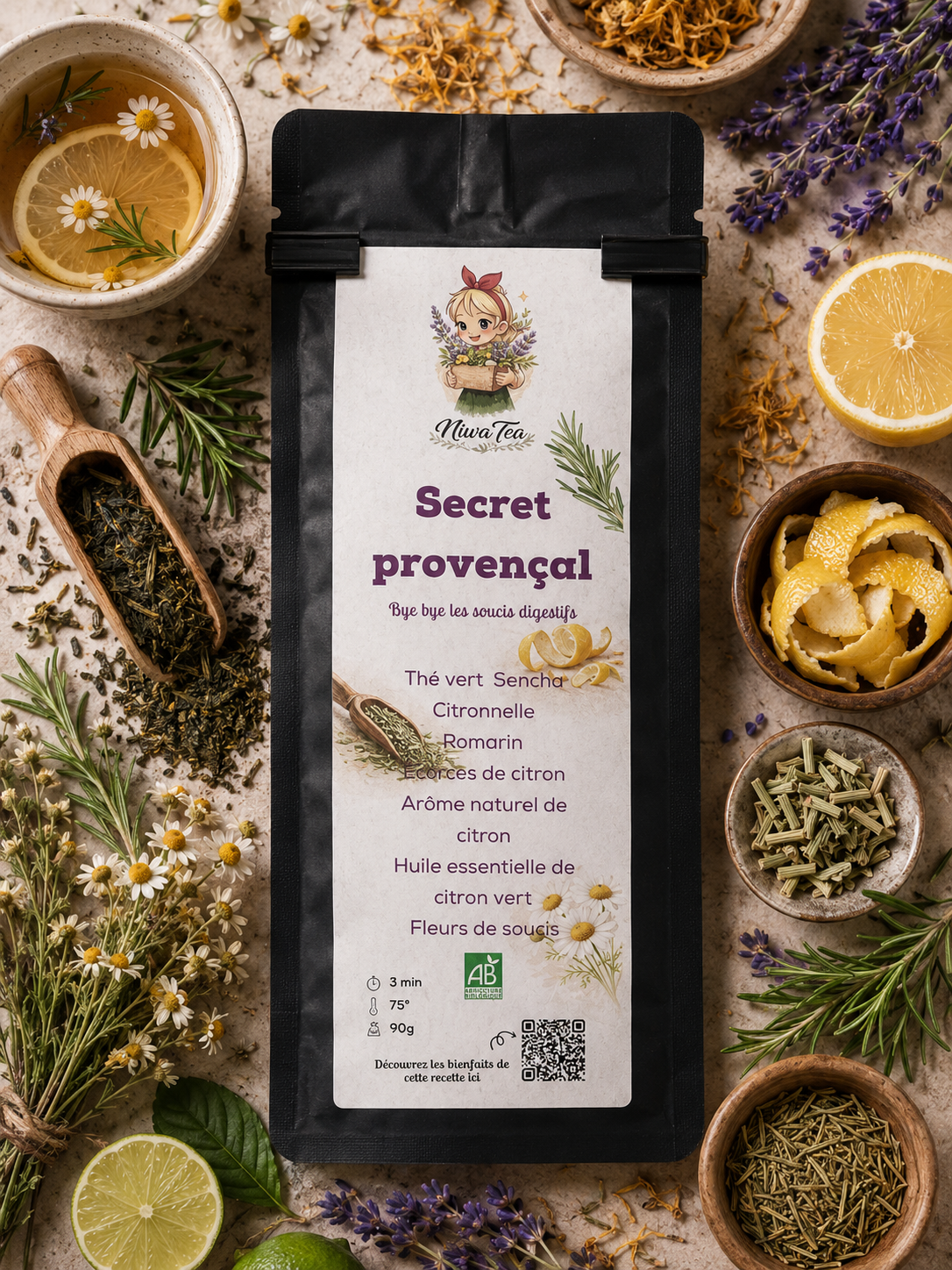 Secret provençal - Thé vert Bio