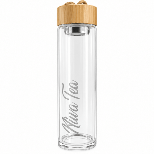 Bouteille Infuseur en Verre 400 ml – Thé & Infusion | Niwa Tea - Niwa Tea