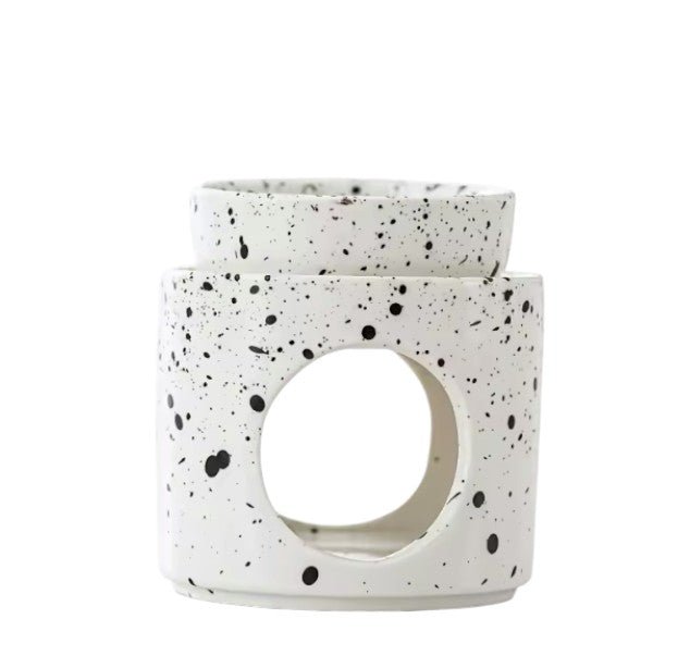 Brûleur en Céramique Blanc Moucheté - Accessoire - Niwa Tea