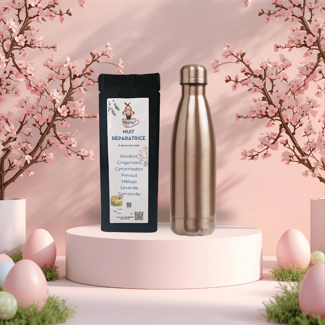 Coffret Bouteille isotherme - thé ou infusion - Niwa Tea