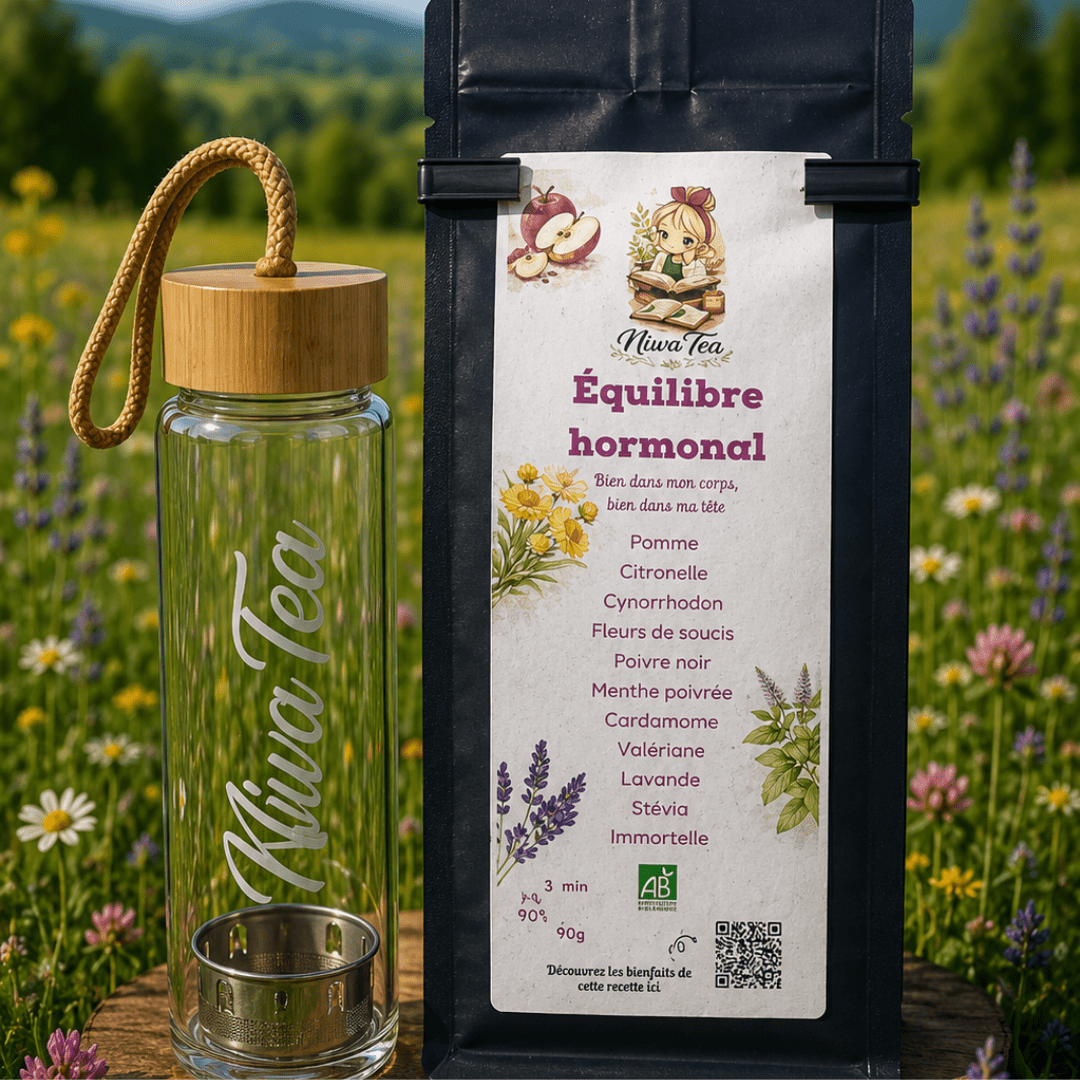 Coffret Thermos en verre - Thé ou infusion - Niwa Tea