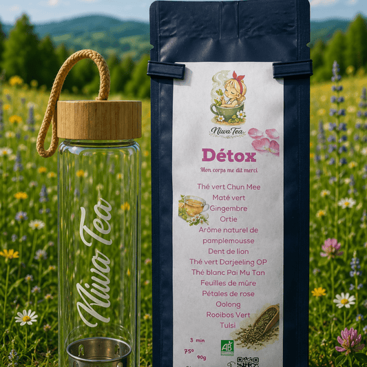 Coffret Thermos en verre - Thé ou infusion - Niwa Tea