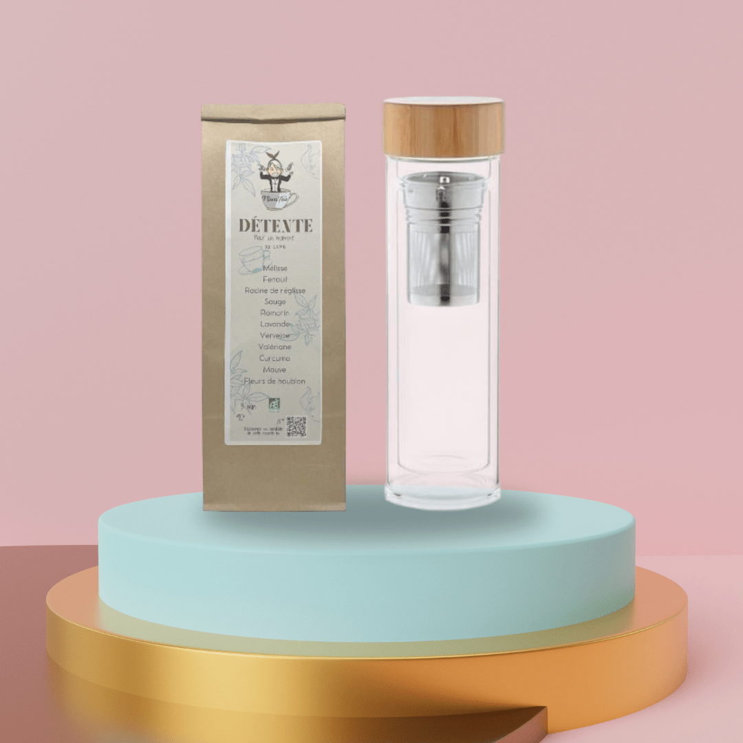 Coffret Thermos en verre - Thé ou infusion - Niwa Tea