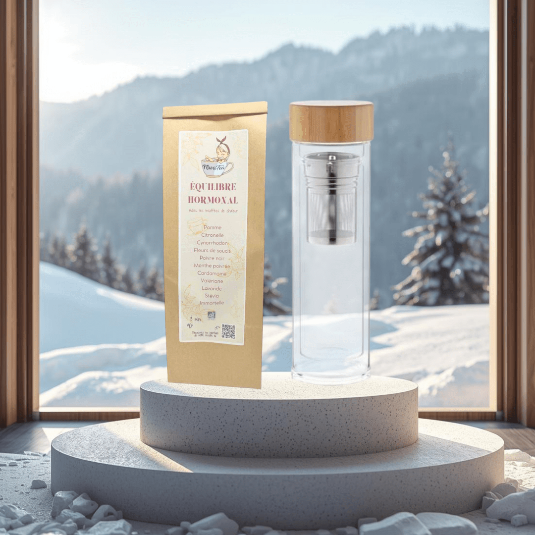 Coffret Thermos en verre - Thé ou infusion - Niwa Tea