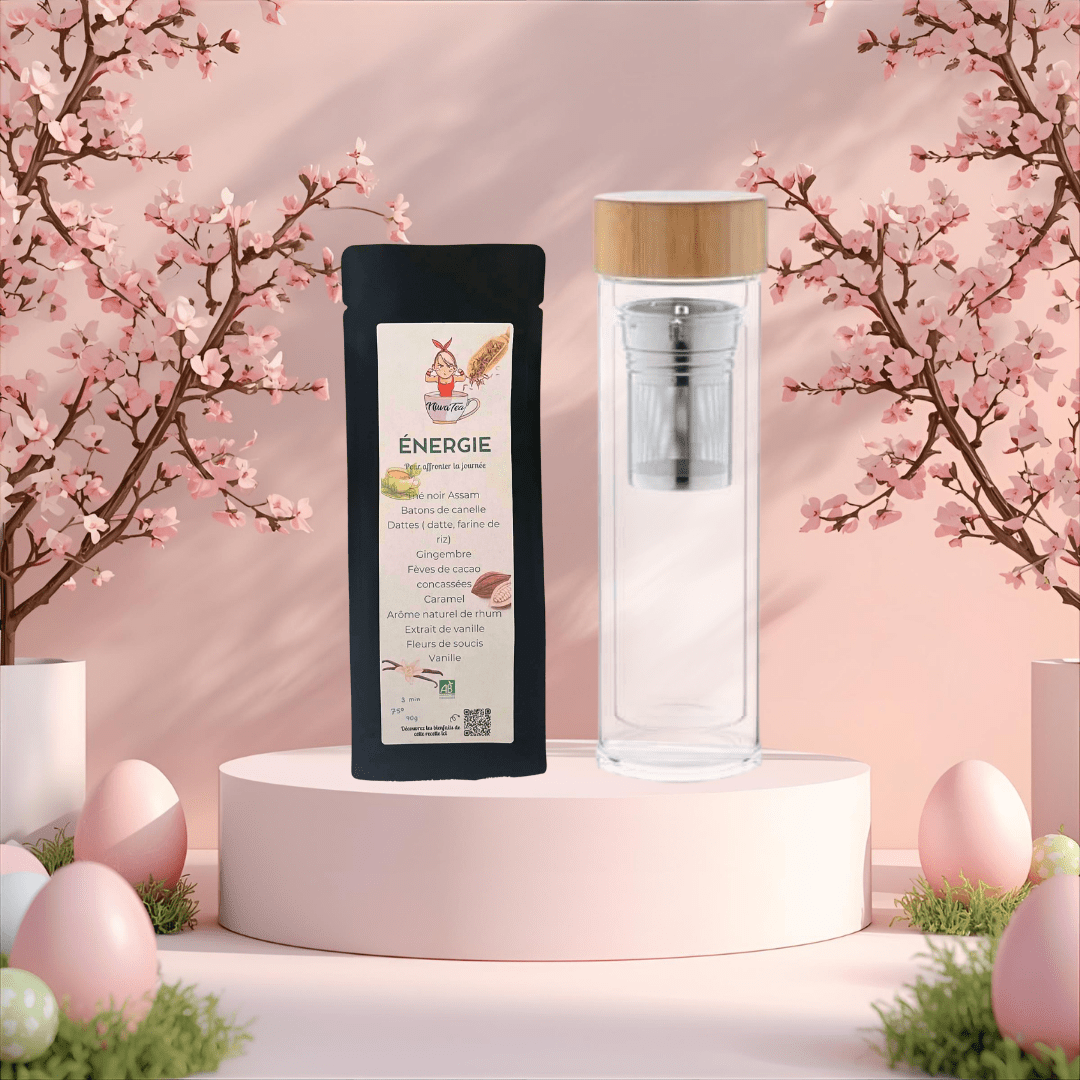 Coffret Thermos en verre - Thé ou infusion - Niwa Tea