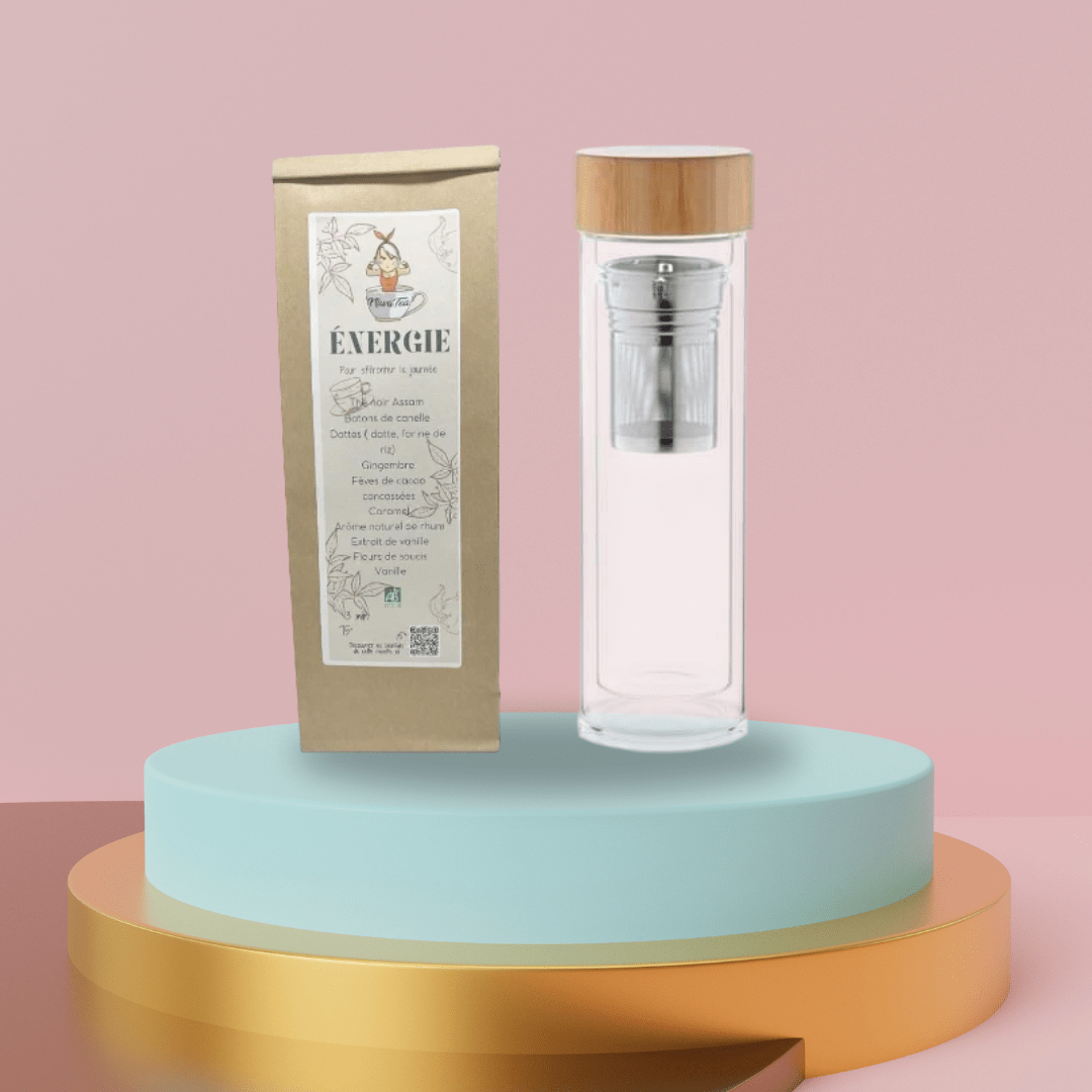 Coffret Thermos en verre - Thé ou infusion - Niwa Tea