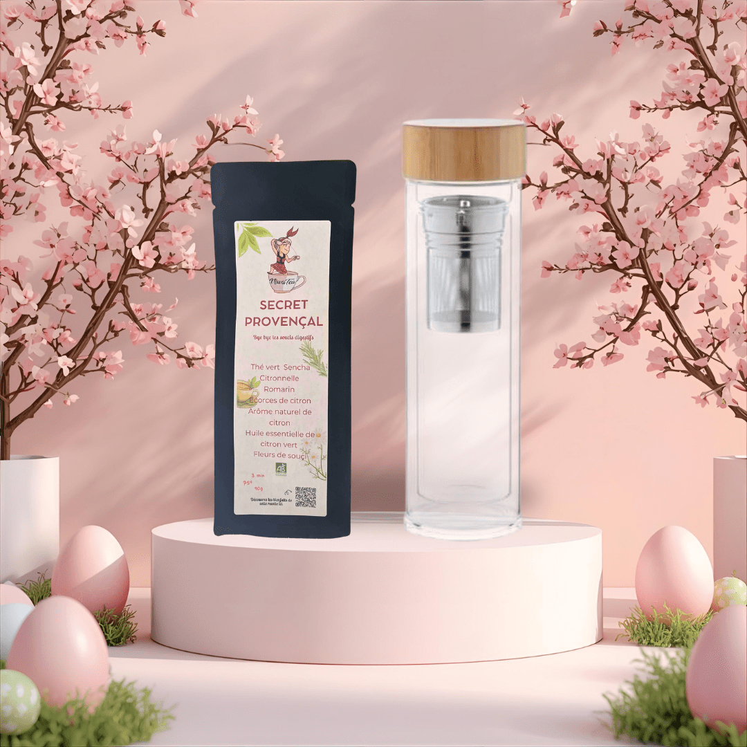 Coffret Thermos en verre - Thé ou infusion - Niwa Tea