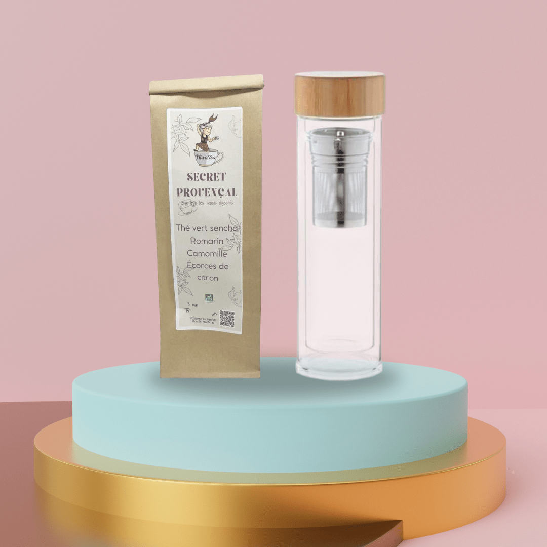 Coffret Thermos en verre - Thé ou infusion - Niwa Tea