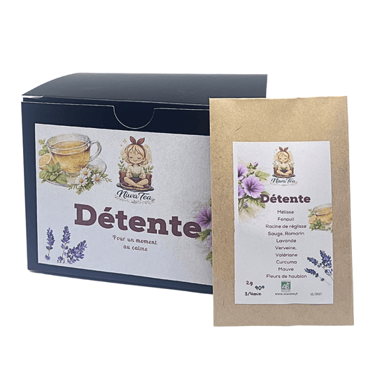 Détente - sachets individuels - Infusion BIO - Niwa Tea