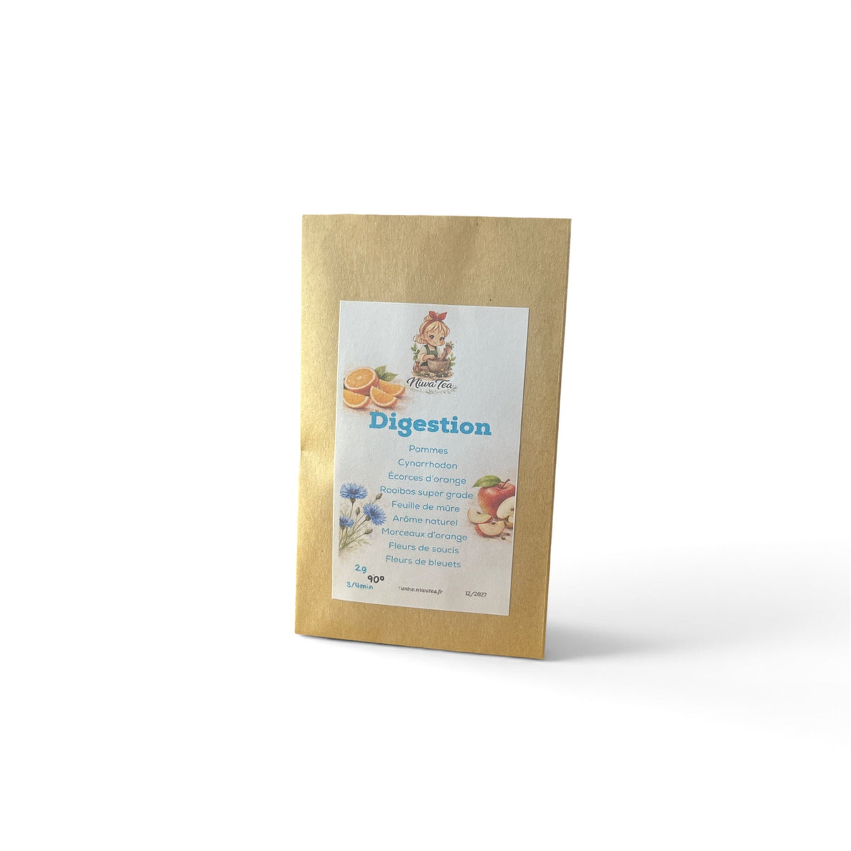 Digestion - Infusion – Sachet individuels Rooibos & Plantes - Niwa Tea