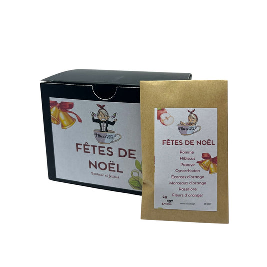 Fêtes de Noël - Sachets Individuels - Recette éphémère - Niwa Tea