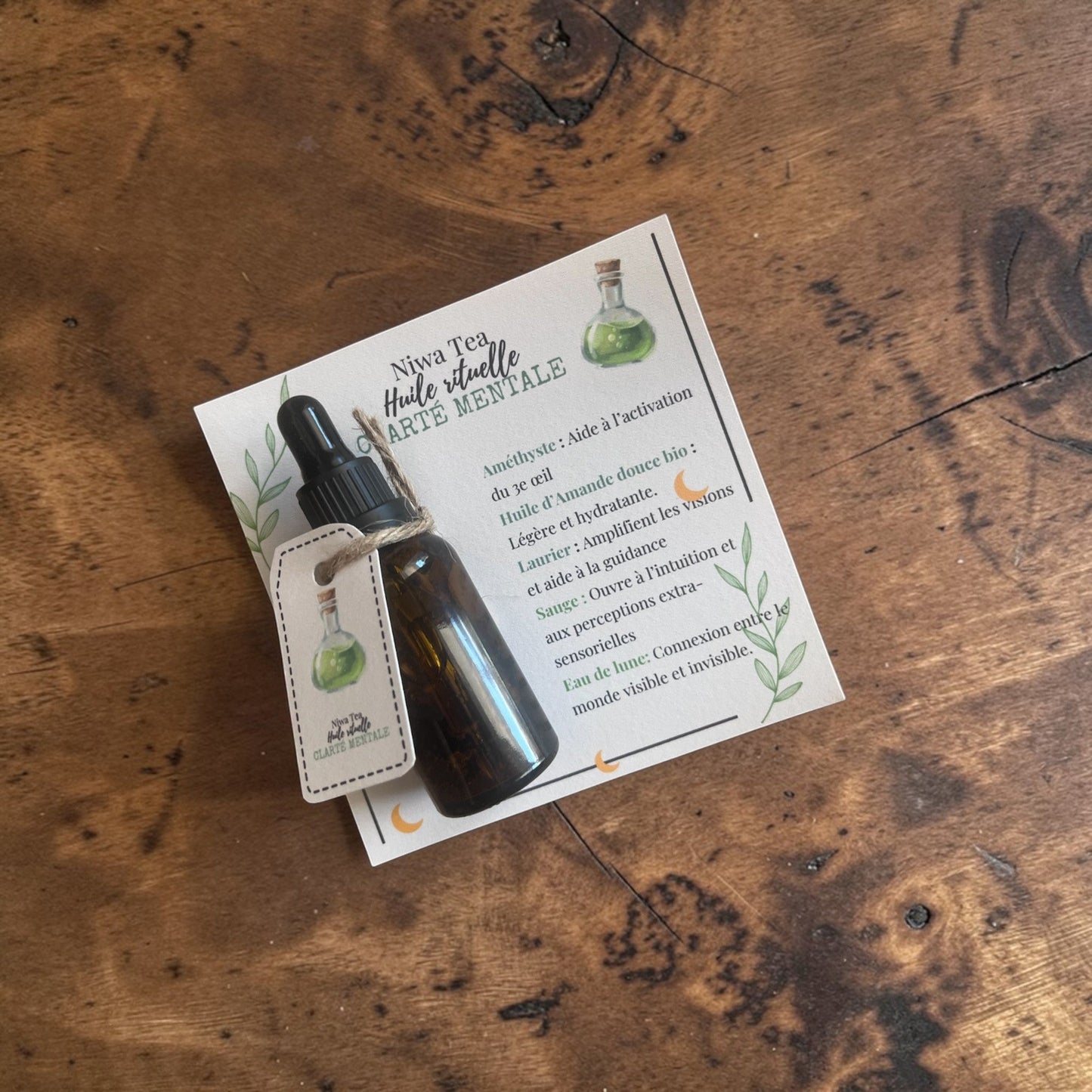 Huile rituelle - Clarté mentale - Niwa Tea