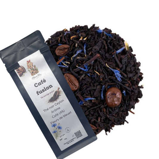 contenu du thé noir café fusion niwa tea