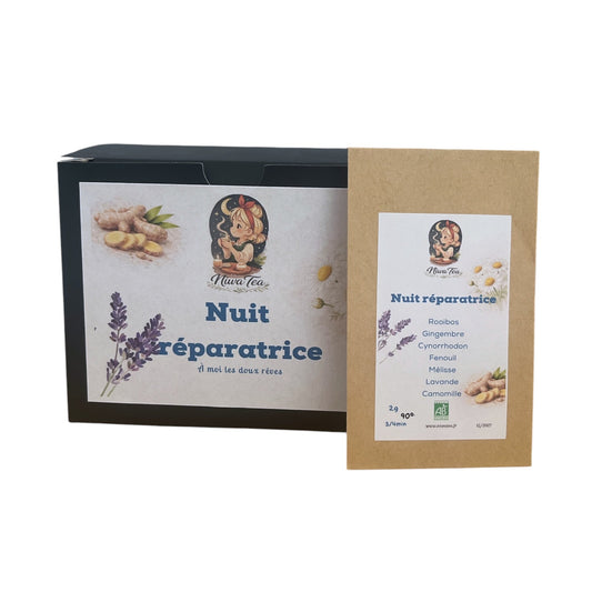 Nuit réparatrice - Sachets individuels - Infusion Bio - Niwa Tea