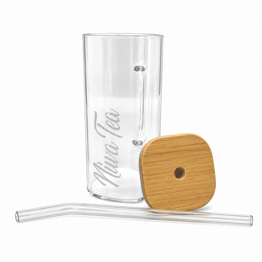 Tasse avec paille - Verre - Accessoire - Niwa Tea