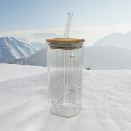 Tasse avec paille - Verre - Accessoire - Niwa Tea