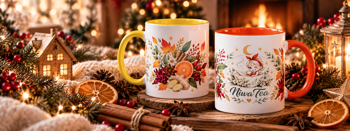 tasse automne niwa tea orange et jaune