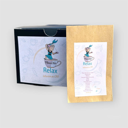 Relax - Sachets individuels - Infusion au chanvre Bio